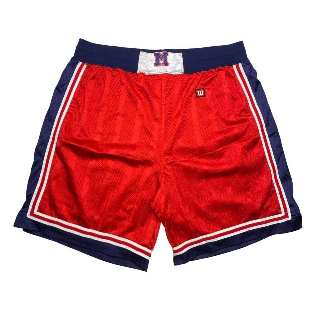 Vintage 90s Ole Miss‎ Rebels college basketball x Wilson Sporting Goods shorts